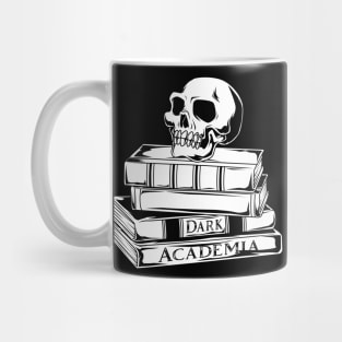 Skulls on books - Dark Academia Mug